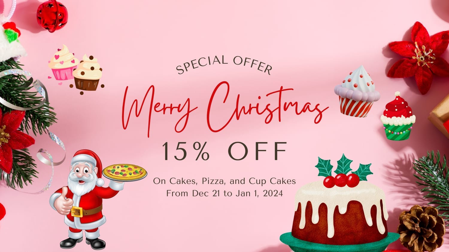 Christmas and New Year 2025 Sweet Deals: Order Cake and Cup Cakes Online in Kathmandu